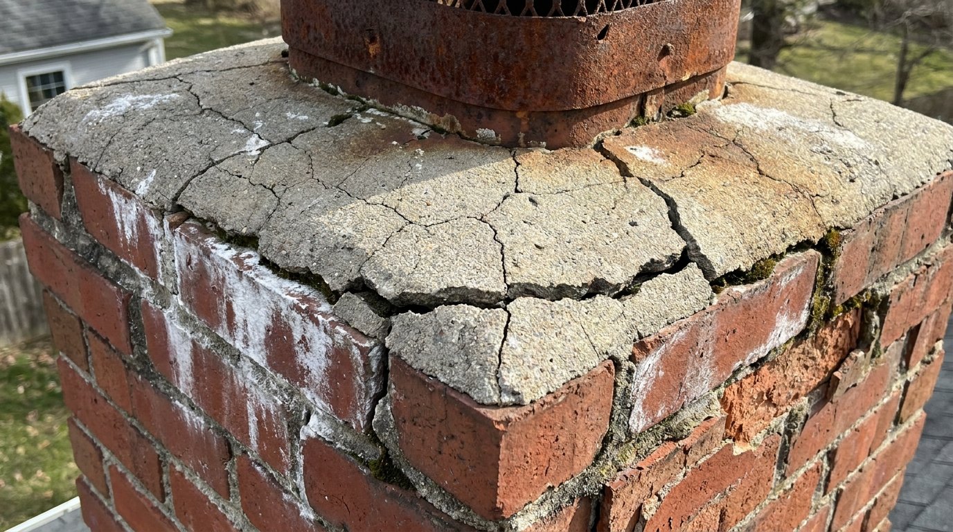 neglecting chimney crown risks
