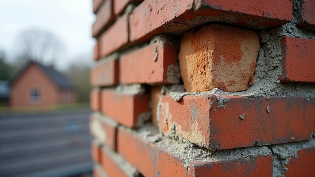 crumbling atlanta brick chimneys