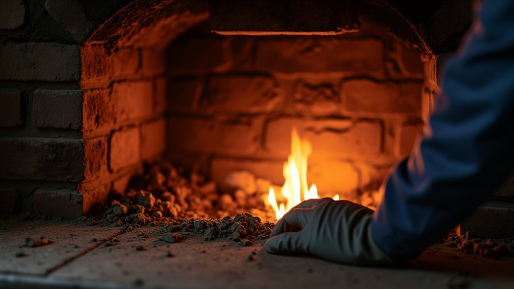 firebox and damper inspection