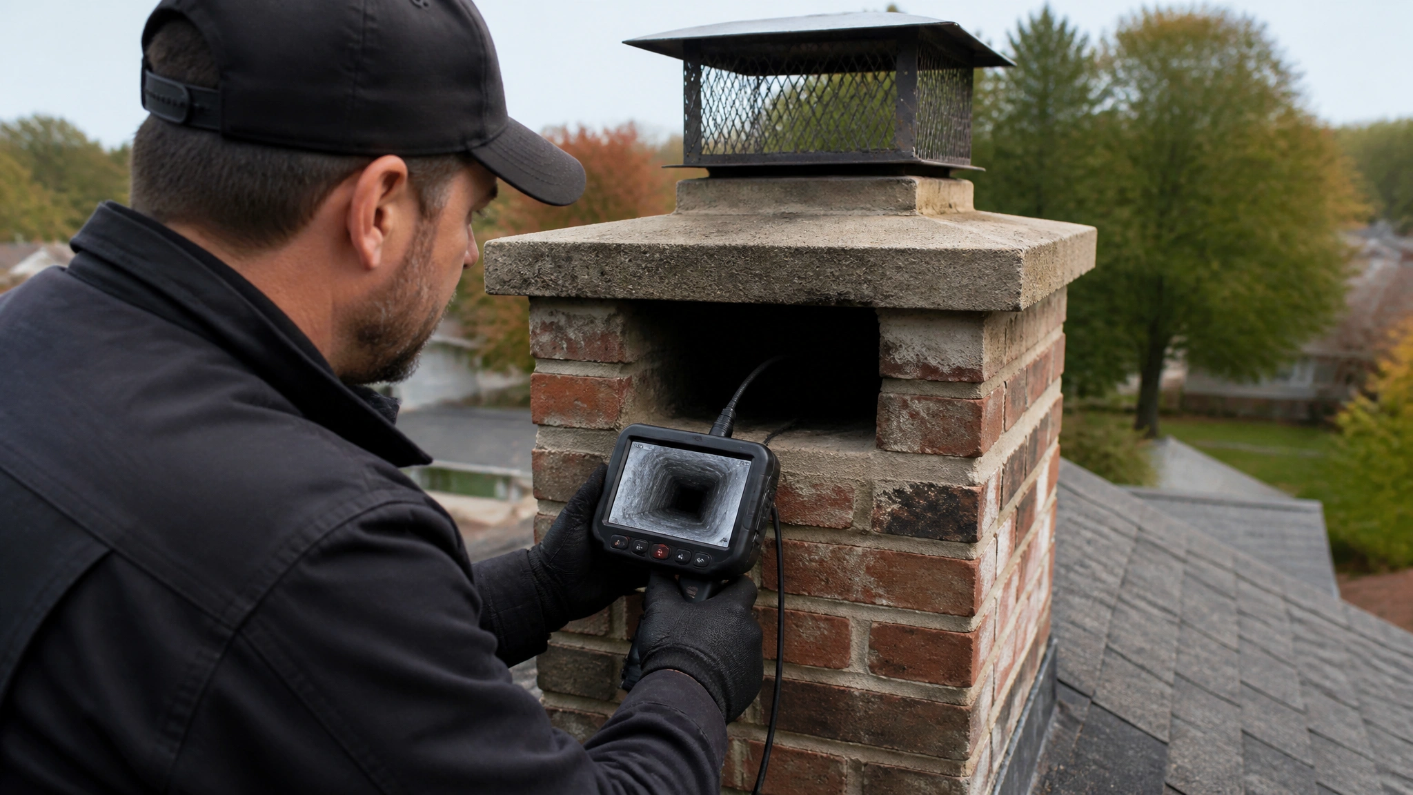 What Does a Level II Chimney Inspection Actually Include 2 reachable chimney components inspected