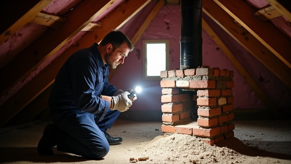 inspect chimney hidden clearance