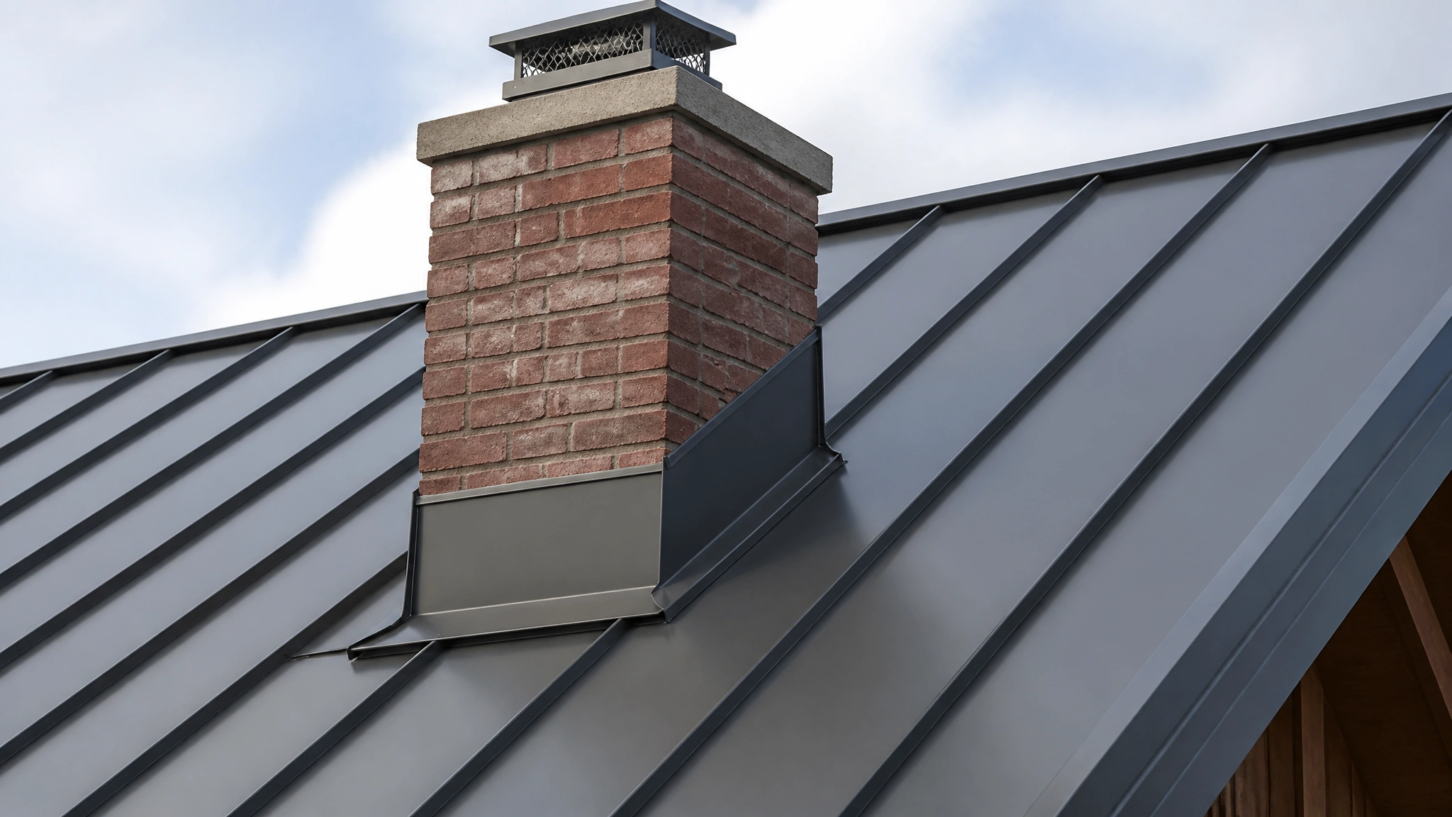 chimney position drives flashing