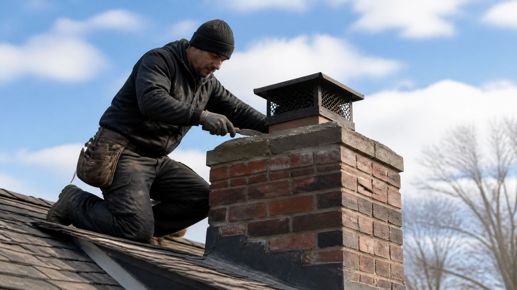 chimney repairs before roofing