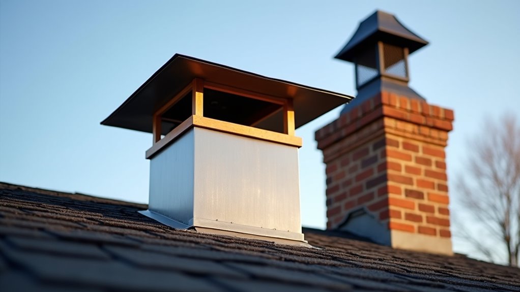 chimney cap vs chase cover