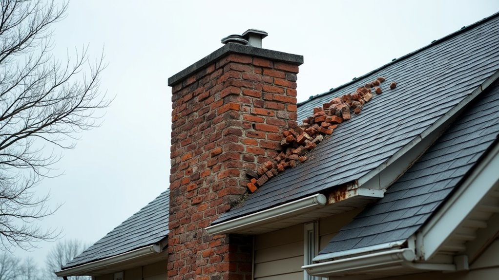chimney collapse repair responsibility
