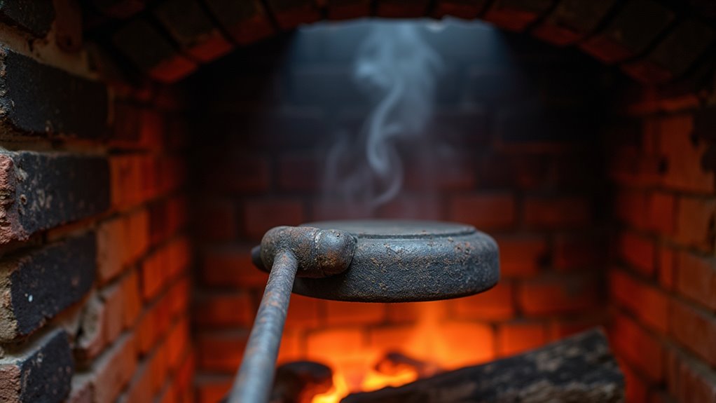 chimney damper controls draft