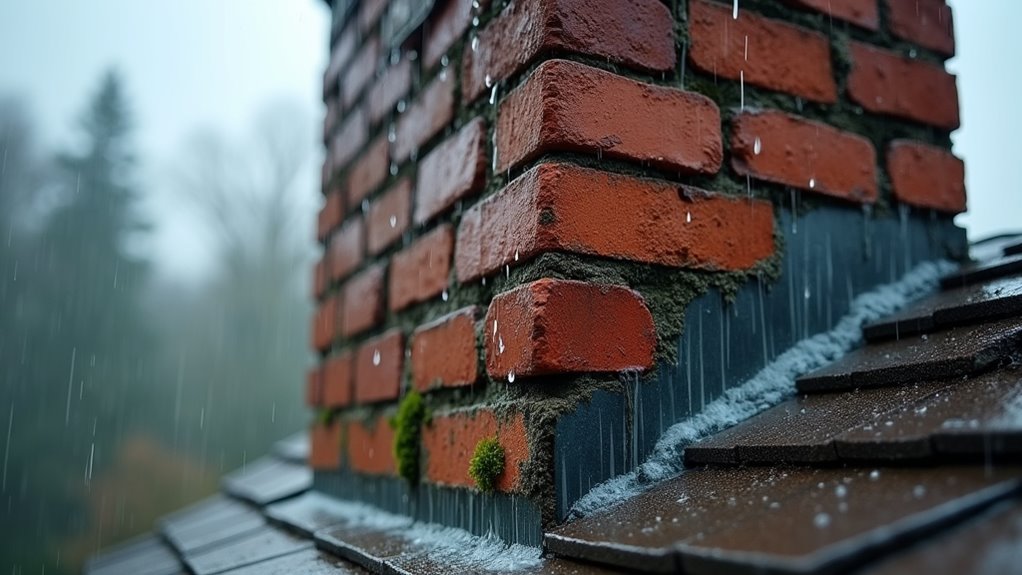 chimney leaking during el ni o rain