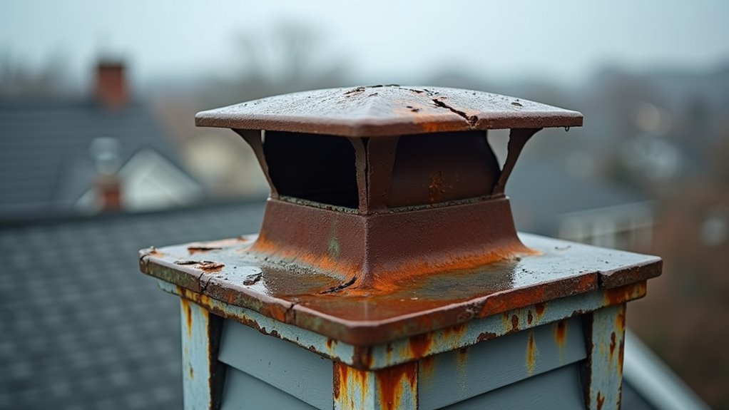 replace chimney chase cover